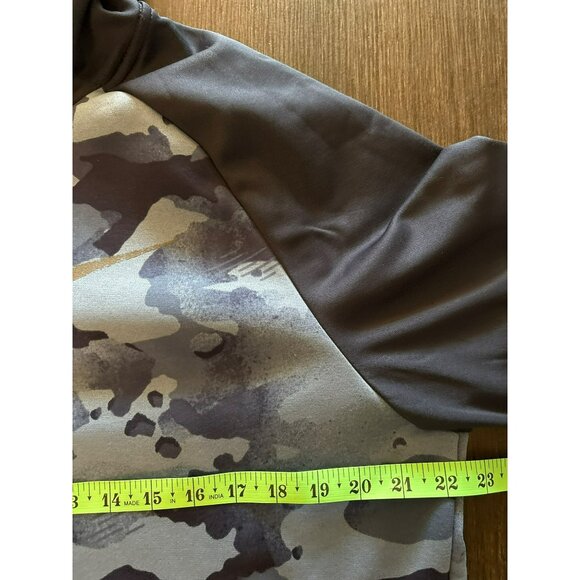 Nike Blue Camo Dri-Fit Pullover Standard Fit Hoodie Size L - Picture 3 of 9
